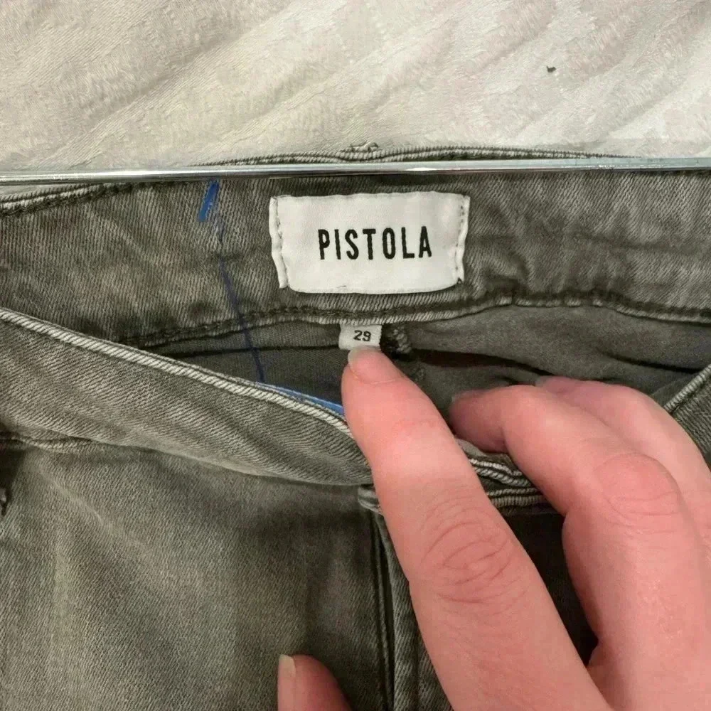 Pistola Revolve Womens Olive Zipper Pocket Hunter Cargo Jeans In Eden Size 29